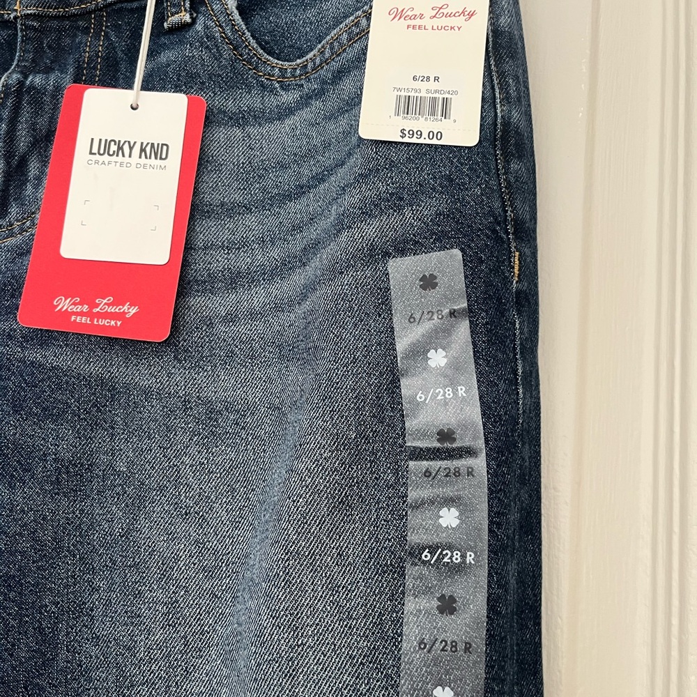 Lucky Brand Dark Blue Boot Cut Easy Rider Jeans NWT - Picture 2 of 7